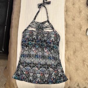 Island Escape Front Cut Out Swimsuit Top